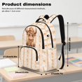 thumbnail image 7 of DISNIMO Highland Cow Paw Printed Kids School Backpack for Boys Girls 17 Inch Bookbag with Padded Straps and Water Bottle Pocket, Lightweight Large School Backpack for Preschool Middle Students, 7 of 7