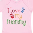 thumbnail image 4 of Inktastic I Love My Mommy Handprints Boys or Girls Baby Bodysuit, 4 of 5