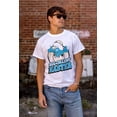thumbnail image 5 of Smurfs Egg-Cellent Easter Egg Hunt Men's Graphic T Shirt Tees Brisco Brands S, 5 of 6