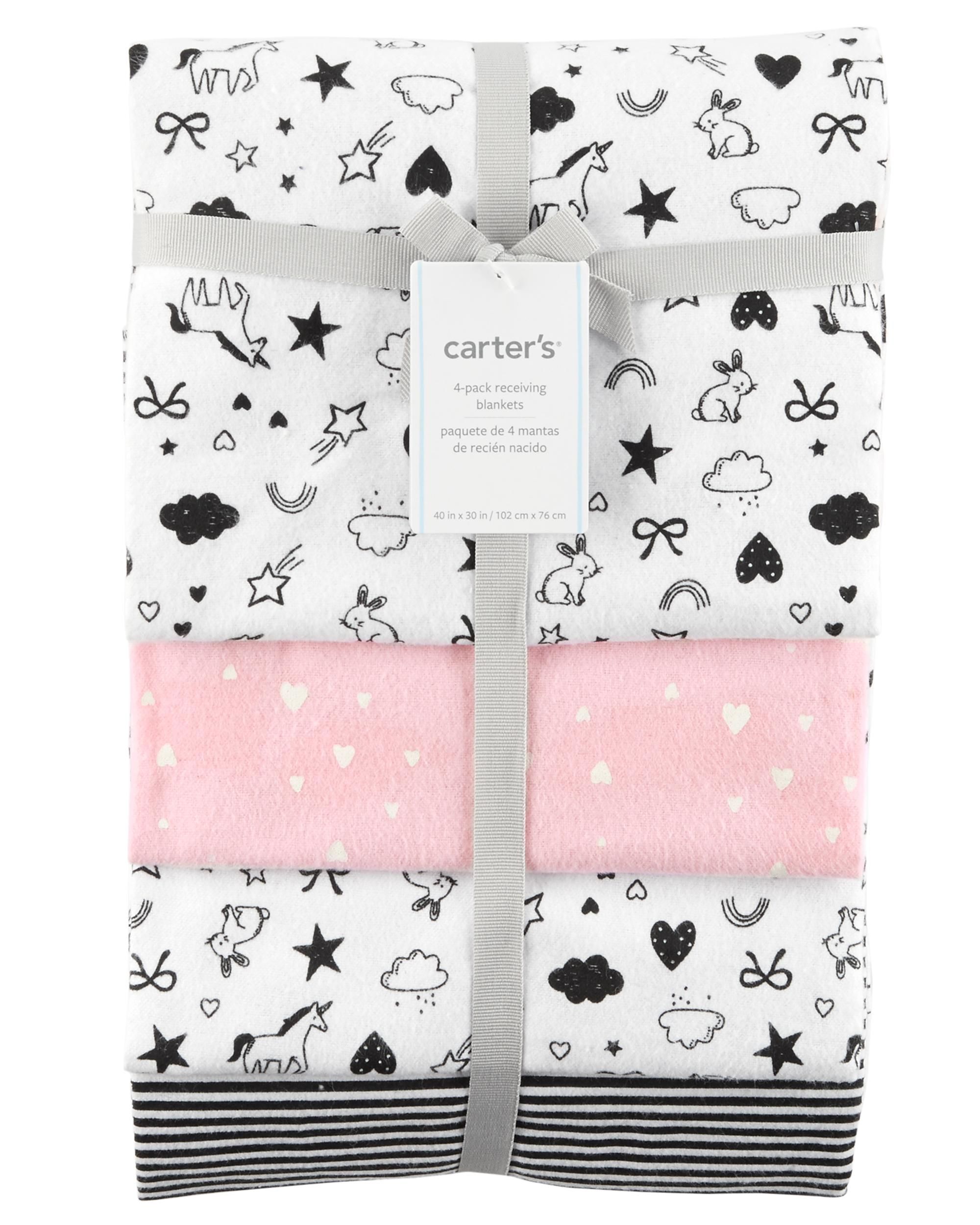 carters receiving blankets girl