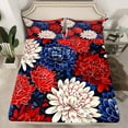 thumbnail image 2 of Homewish Chic Flowers 4pcs Bed Sheets for Female Men Teens,Spring Graden King Sheets,Exotic Style Floral Super Cozy Sheet Set,Luxury Bedroom Decor, 2 of 7