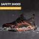 thumbnail image 5 of Botas de trabajo ligeras, zapatillas con punta de acero antigolpes, transpirables para mujeres y hombres Hugtrwg Para estrenar, 5 of 9