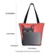 thumbnail image 3 of Balery Cute Black Kitten Cartoon Bolsa de Hombro con Diseño, Bolsa Grande y Duradera, Bolsa Versátil para Compras, 3 of 6