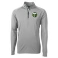 thumbnail image 2 of Men's-Cutter & Buck  Gray Portland Timbers Adapt Eco Knit Stretch Recycled Raglan Quarter-Zip Top, 2 of 3