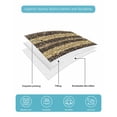 thumbnail image 5 of Black Golden Striped Twin Size Down Alternative Comforter, Lightweight Comforter Quilt Bedding Set with Pillow Shams Luxury Farmhouse Stripes All Seasons Bed Comforter Duvet Insert 68"x86", 5 of 7