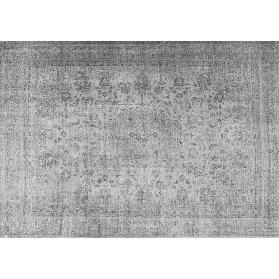 Ahgly Company Indoor Rectangle Persian Gray Traditional Area Rugs, 2' x 4'