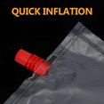 thumbnail image 3 of Camping Mattress Pad Inflatable Sleeping Pad for Travel Plastic White with Reusable 1Pcs, 3 of 4