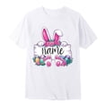 thumbnail image 4 of Bainana Easter Short Sleeve T Shirts For Boys Girls Cartoon Print Crew Neck Graphic Tees Soft Casual Teen Kids Festival Holiday Summer Top White Size 10-11 Years, 4 of 4