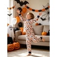 thumbnail image 3 of Aideaone 2-Piece Toddler Boys Halloween Pajamas Set Kids Pjs Long Sleeve Tees & Pants Printed Kids Sleepwear 2-6T, 3 of 7