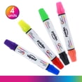 thumbnail image 5 of Pointer Duo Color Dry Erase Markers, Round Tip, Assorted Ink Colors, 4 Count (4 pack), for Whiteboards and Classroom Use, 5 of 5