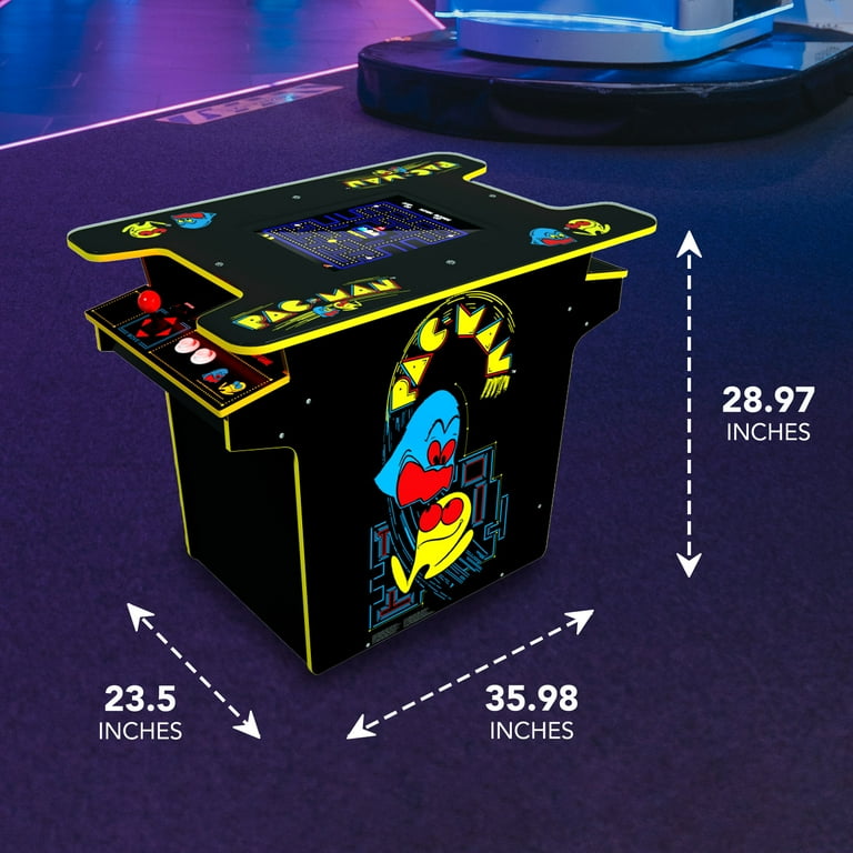 Open Box Arcade1UP PAC-MAN Head-to-Head Arcade Table, 12