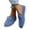 Blue, variant on Xfvqtps Womens Bow Detail Loafers Comfortable Slip on Flat Shoes for Women Lightweight Breathable Moccasins with Cushioned Insole Casual Fall Shoes White