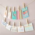 thumbnail image 4 of Juvale Wooden Clothespins & Hanging Clips - 100 Pack, 3.9x0.6x0.6in, Natural Wood, Modern - Heavy Duty Laundry Clips for Outdoor Clothesline - Clothespins for Crafts & Photo Displays, 4 of 10