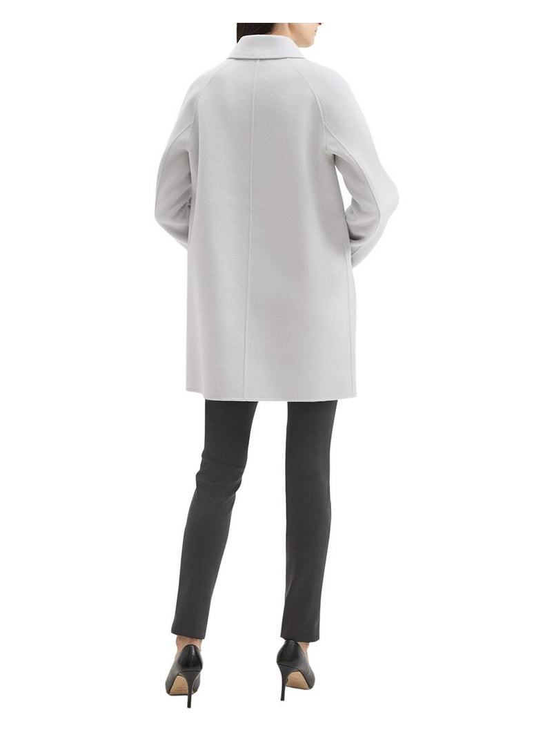 Theory womens Caban Patch Coat, m, Gray - Walmart.com