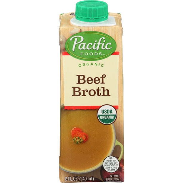 PACIFIC FOODS: Broth Beef Organic, 8 oz - Walmart.com - Walmart.com
