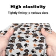 thumbnail image 7 of HELLHERO Easy Install Seat & Backrest Cover Set and Seat and Backrest Covers Reusable & Machine Washable and Unisex Dachshund and Paw Prints, 7 of 7