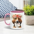thumbnail image 5 of Happy Mother's Day Bloodhound with Flower Crown and Greeting Card 11oz Accent Two-tone Mug Dog Lover Coffee Tea Cup - 13004, 5 of 5