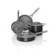 thumbnail image 1 of Ninja NeverStick Ceramic Pro Juego de utensilios de cocina de 7 piezas, ollas y sartenes antiadherentes, tapas de vidrio, revestimiento de cerámica, mangos de acero inoxidable, apto para estufa a horn, 1 of 5