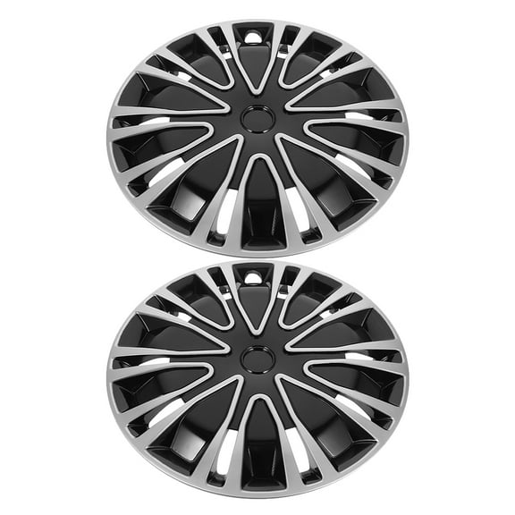 Raindrops Universal Car Wheel Hub Caps Decorative Hub Covers for Car Made of Durable PP Material Black 13