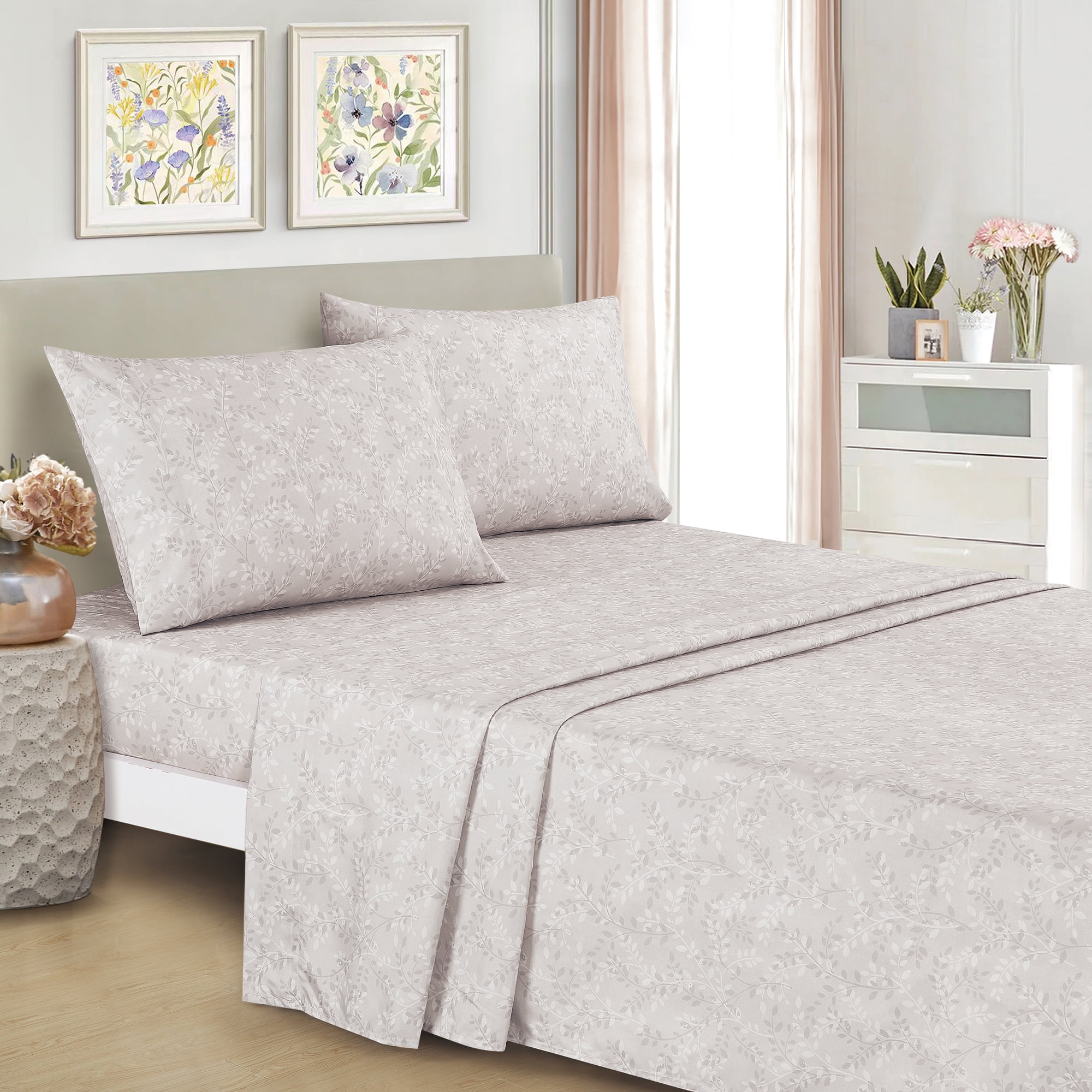 EvJK 7-Piece Comforter Set – Cozy Polyester, Soft & Comfortable, Decorative, All-Season Bedding Set – Queen