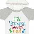 thumbnail image 4 of Inktastic My Grandpop Loves Me Boys or Girls Baby Bodysuit, 4 of 5