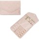 thumbnail image 1 of Organizador de joyas de viaje Estuche de joyería plegable para viajes (rosa), 1 of 5