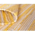 thumbnail image 6 of Rugs.com Chindi Cotton Collection Rug – 5' x 8' Yellow Flatweave Rug Perfect For Living Rooms, Large Dining Rooms, Open Floorplans, 6 of 9