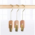 thumbnail image 3 of 8 unids sombrero de madera pantalones colgando clip de coladero ganchos clip giratorio colgante cortina clips ropa ropa pins playa toalla clips, 3 of 6