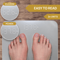 thumbnail image 6 of INEVIFIT Bathroom Scale, Highly Accurate Digital Bathroom Body Scale, Measures Weight up to 400 lbs. Includes a 5-Year Warranty - Silver, 6 of 7