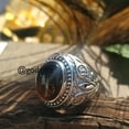 thumbnail image 5 of Black Onyx Sterling Silver Ring: Arabic Style Mens Jewelry, 5 of 10