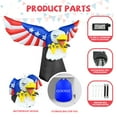 thumbnail image 4 of GOOSH 8.5FT Width 4th of July Inflatable Decorations Patriotic Blow Up Yard Inflatables with LED Lights Holiday Inflatables July 4 Clearance for Outdoor Yard Garden Lawn Decor, 4 of 8