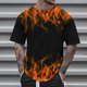 thumbnail image 5 of Camisetas de Cuello de la Tripulación de los Hombres de Verano Redondo Cuello Impreso Camiseta, Top Atlético de Secado Rápido Casual para los Hombres, 5 of 5