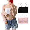 thumbnail image 5 of Women's Wireless Solid Color Tube Tops Bra Girls Soft Brassiere Underwear Lingerie, 5 of 5