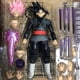 thumbnail image 1 of 14cm Dragon Ball Black Goku Zamasu Anime Action Figure Super Saiyan Movie Version Dbz Model With Multiple Accessories Toys gifts, 1 of 2