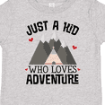 thumbnail image 4 of Inktastic Just a Kid Who Loves Adventure Boys or Girls Toddler T-Shirt, 4 of 5