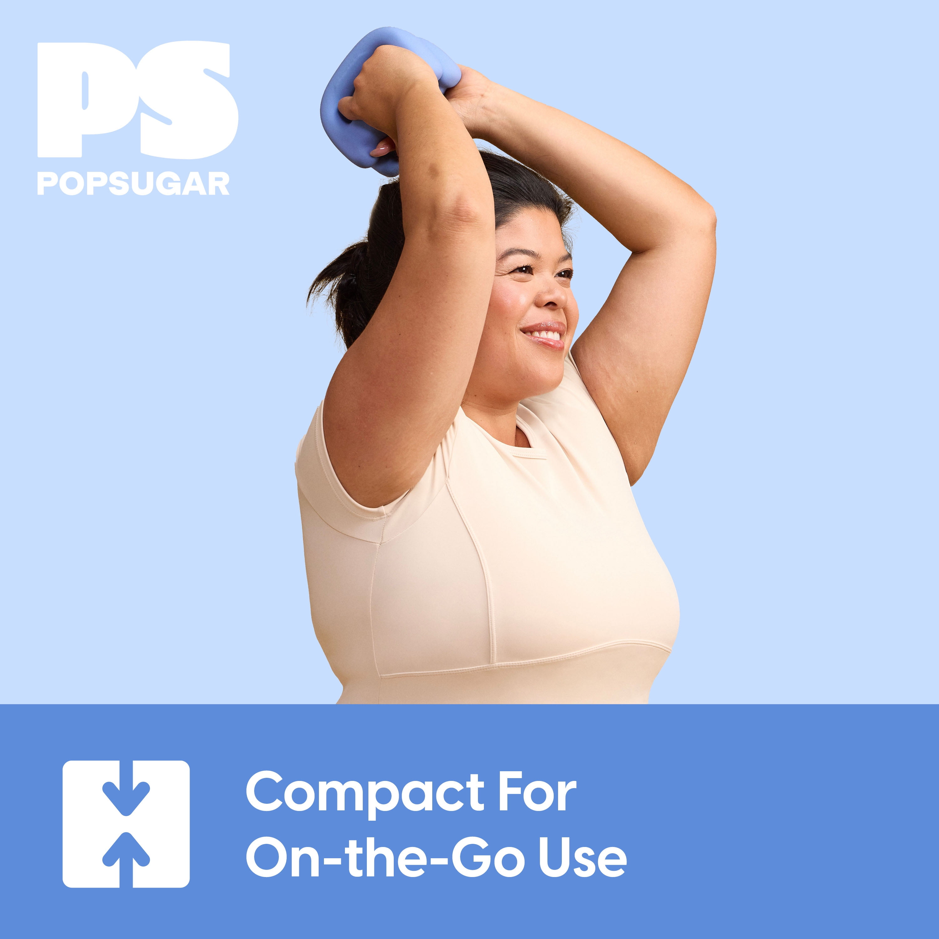 Popsugar Hand Grip Weight Set, 3lb Each, Set of 2, Periwinkle