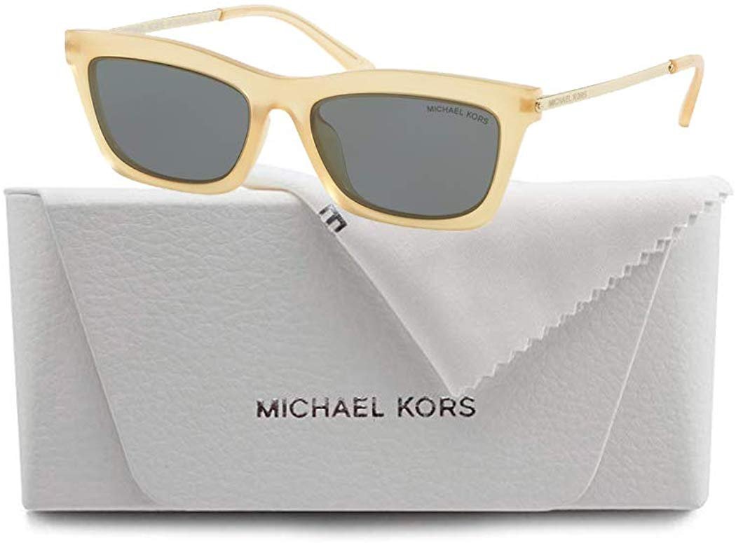 Michael Kors MK2087U STOWE 354087 54M Sunshine Yellow/Grey Solid Rectangle Sunglasses For Women - image 2 of 5
