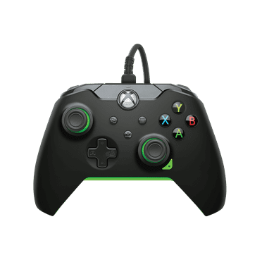 PDP Neon Wired Controller for Xbox & Windows 10/11, Black/Green