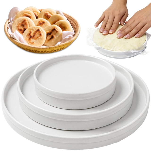 Set de moldes para arepas TraditionTools de 3 tamaños, doble grosor