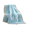 thumbnail image 2 of JOGZMZ Lightweight Summer Cooling Quilt Full Size Soft Breathable Skin-Friendly Air Conditioner Comforter Machine Washable All Season Bedspread for Twin Bed 55x79 Inch, 2 of 6