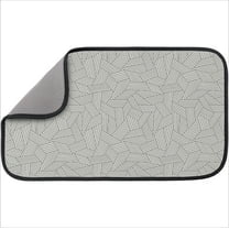 S&T Inc. Pet Bowl Mat - 21.5 in. x 12.5 in. - Assorted Prints