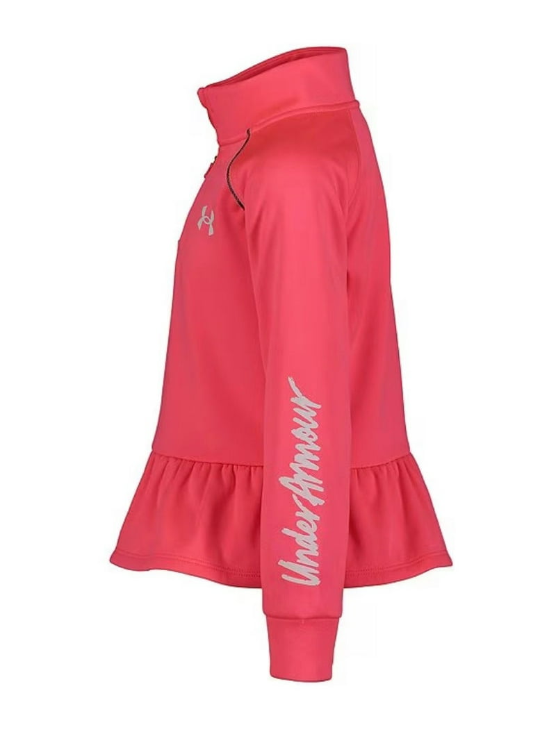 Under Armour PINK SHOCK Girl's Spotted Halftone 1/4 Zip