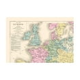thumbnail image 3 of Historic Map - Europe 1715 1789 - Drioux 1882 - 34.04 x 23 - Vintage Wall Art, 3 of 5