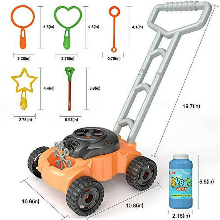 Children's bubble hotsell lawn mower