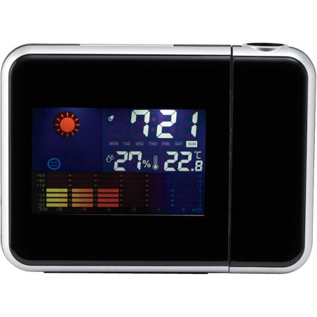 Alarm Clock - with Built-in Time Projector + Black | Walmart Canada