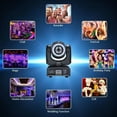 thumbnail image 3 of Aoresac 60W LED Moving Head Light 8 Colors 8 Patterns DJ Lights Spotlights DMX512 with, 3 of 8