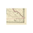 thumbnail image 2 of Historic State Map - Washington Oregon - Colton 1853 - Vintage Wall Art, 2 of 4