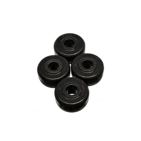 Front Strut Mount Bushing - Energy Suspension 88-91 Honda Civic/CRX Black Front Strut Rod Bushing Set