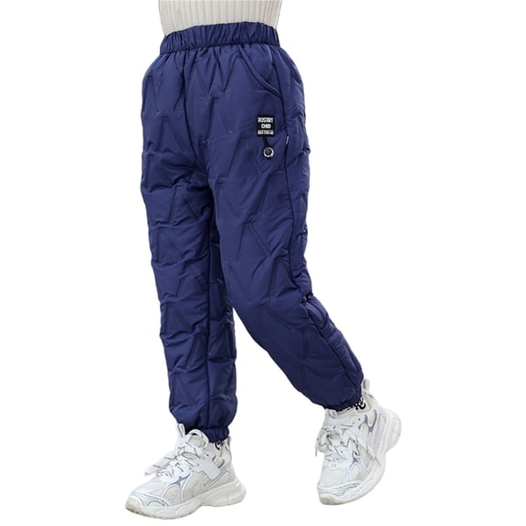 Mercatoo Down 𝗦now Pants for Boys Girls 𝗪aterproof Insulated Winter Thermal Ski Puffer 𝗕𝗶bs Cold Weather Windproof Pant