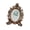 6 inch, variant on Decorative Oval Shape Resin Picture Frame With Elegant Antique Look Golden Flowers Photo Frame For Home Offices Decors